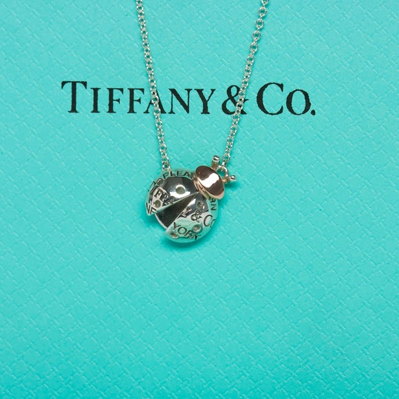 Tiffany Love Bugs Ladybug Necklace 